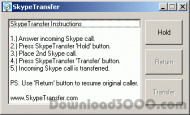 SkypeTransfer screenshot